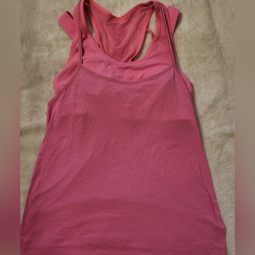 Lululemon pink Tank